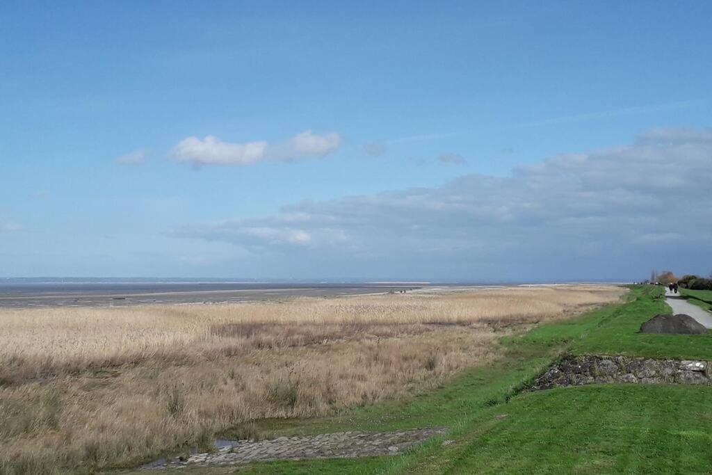 Vue Mer Pour Une Escale En Baie Du Mt-St-Michel Cherrueix Exterior foto